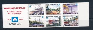 [SU910] Suriname Surinam 1996 Suralco Bauxite industry Booklet MNH