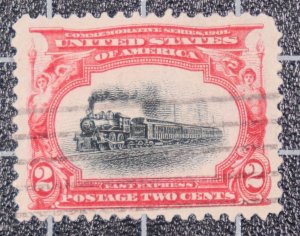 Scott 295 2 Cents Pan American - Used - Nice Stamp - SCV $1.00