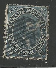 CANADA 19,  USED, JACQUES CART, 1859