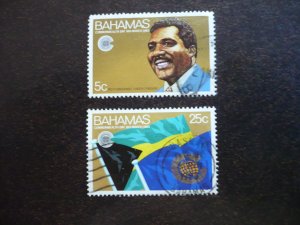 Stamps - Bahamas - Scott# 528-529 - Used Part Set of 2 Stamps