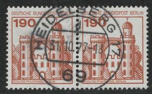 Germany Berlin Scott # 9N400, used, pair, variation sheet print