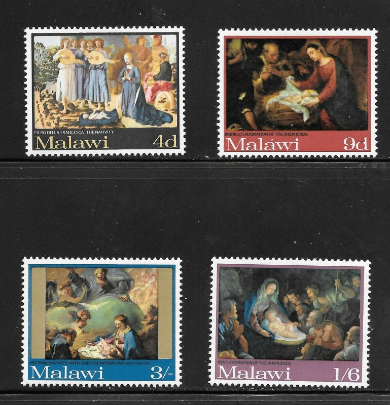 Malawi  (1968)  - Scott # 91 - 94,  MNH