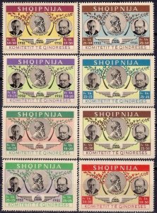 Albania # Independence Resistance Heroes Roosevelt Churchill MNH CV$18.00