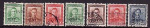 New Zealand-Sc#226-8c- id8-used KGVI set-1938-44-