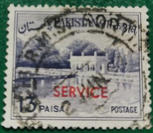 Pakistan: 1961 -1963 Local M. - Pakistan P. Stamps of 1961 Over. SERVICE, 13 P