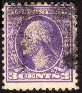 1918, US 3c, George Washington, Used, Sc 529