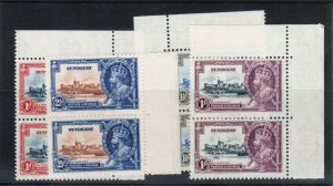 St Vincent #134 - #137 Very Fine Never Hinged Set In Pairs