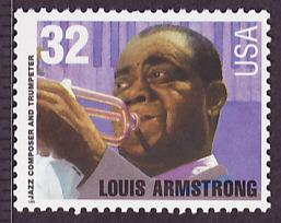 2982 Louis Armstrong mint single
