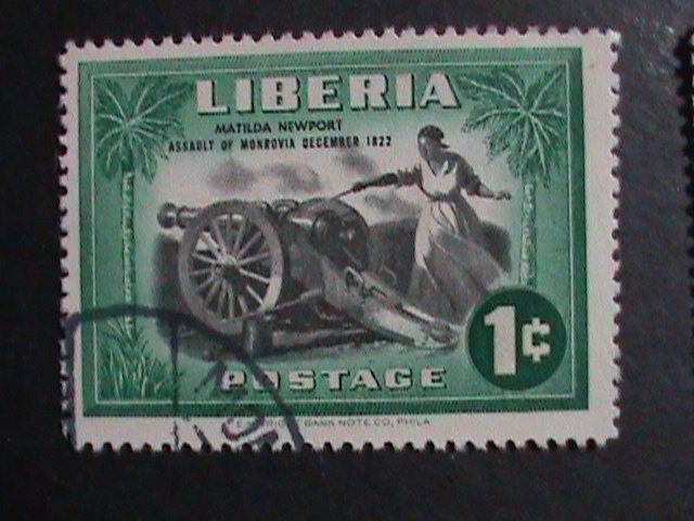 ​LIBERIA-1947 SC#301-4,C57  125TH ANNIV: DEFENCE OF MONROVIA-1822 CTO VF