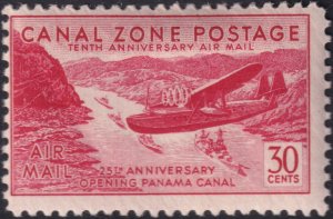 Sc# C19 U.S. 1939 Canal Zone 30¢ issue MNH CV $17.50