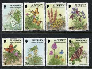 Alderney 816, MNH, Booklet + stamps Insects-Butterflies 1998. x26163