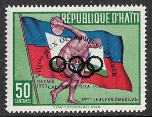 HAITI 1960 SQUAW VALLEY WINTER OLYMPICS Regular Issue Sc 451 MNH