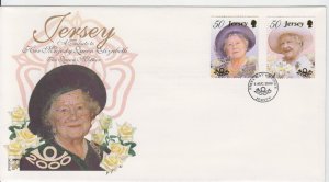 Jersey 2000  Queen Mother on FDC