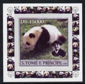 St Thomas & Prince Islands 2003 Pandas (with Lady Bad...