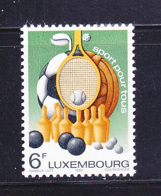 Luxembourg 643 Set MNH Sports (B)