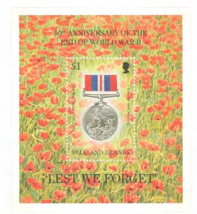 Falkland Islands #638 Mint (NH) Souvenir Sheet (Military)