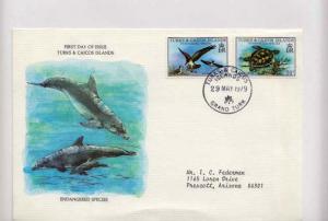 Turks & Caicos Is., First Day Cover, Marine Life