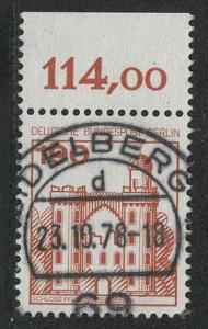 Germany Berlin Scott # 9N400, used, variation sheet print