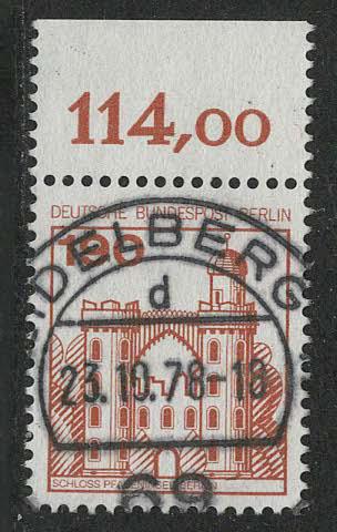Germany Berlin Scott # 9N400, used, variation sheet print