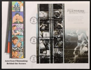 U.S. Used Stamp Scott #3772 37c American Filmmaking Fleetwood First Day Cover.