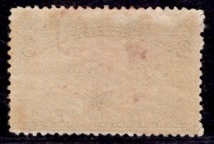 US Stamp #232 3c Columbian USED SCV $15