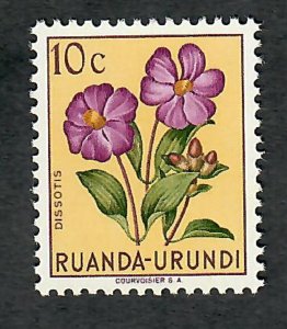 Ruanda-Urundi #114 Flowers MNH single