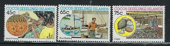 Cocos Is 166-68 MNH 1987 Industries