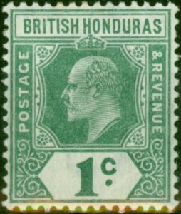 British Honduras 1905 1c Grey-Green & Green SG84 Fine VLMM