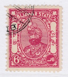 1935 INDIAN STATES BIJAWAR Maharaja Sarwant Singh 6dp Used Stamp A29P28F40298-