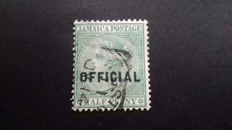 Jamaica Queen Victoria 1/2 pence Used