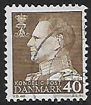 Danmark # 417 - Frederik IX - 40 öre - used  {Dk1}