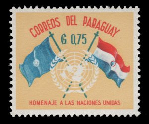 PARAGUAY STAMP 1960. SCOTT # 570. UNUSED.