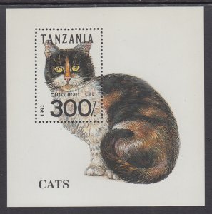 Tanzania 967H Cat Souvenir Sheet MNH VF