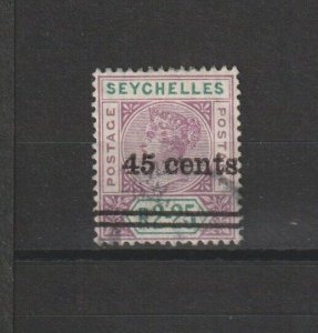 SEYCHELLES 1902 SG 45 USED Cat £100