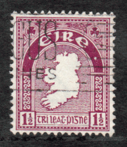 Ireland #  108 - VG - Map of Ireland