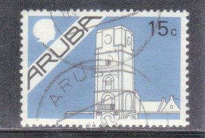 ARUBA SC# 2  USED 15c 1986-87