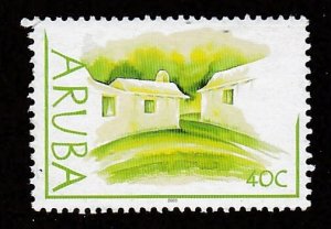 Aruba # 225, Mud  Houses, Used,