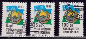 Uzbekistan, 1993, ,National Symbols of Uzbekistan, CTO/used*