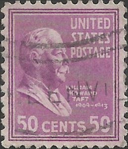 # 831 USED WILLIAM HOWARD TAFT