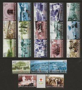 New Zealand 2006 Hawkes Bay Earthquake set of 20 Ex bklt sg.2848-67 MNH 