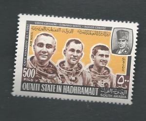  141a Quaiti State in Hadhramaut MNH Cape Kennedy 01/21/1967