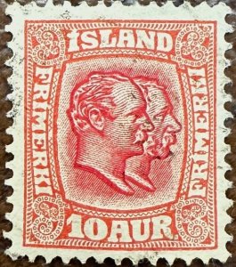 Iceland 1907-08 Sc. 76 Used
