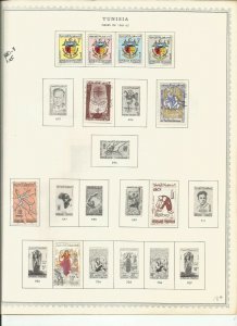TUNISIA  OLD  MH/USED COLECTION WITH CLASSICS 7 PAGES