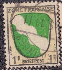 Germany -French Occupation 1945 -  4N1 Used