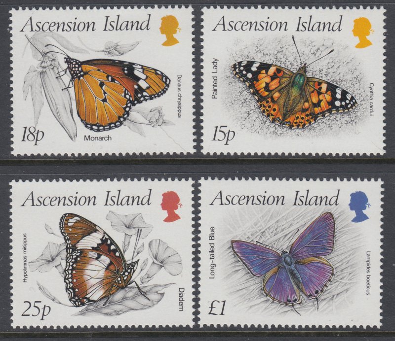 Ascension 426-429 Butterflies MNH VF