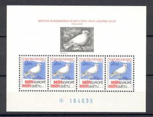 Czechoslovakia - Mi. Sheet 54 (Birds) - MNH - K5276