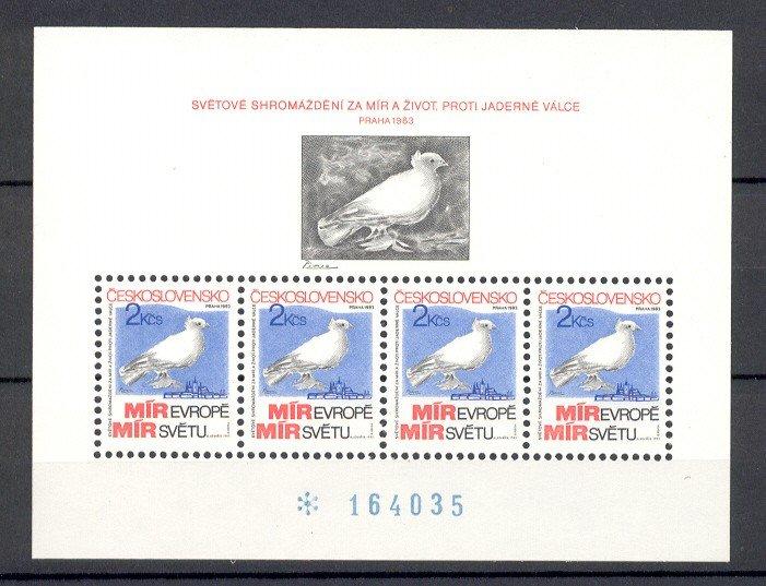 Czechoslovakia - Mi. Sheet 54 (Birds) - MNH - K5276