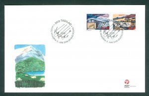 Greenland. 2014. FDC. Farming, Barn, Sheeps, Horse, Dog. Sc# 673-674