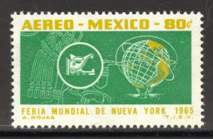 Mexico Scott C307 MNHOG - 1965 New York World's Fair - SCV $0.50