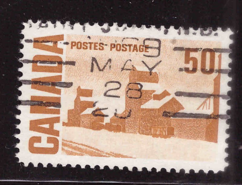 Canada Scott 465A Used stamp typical cancel